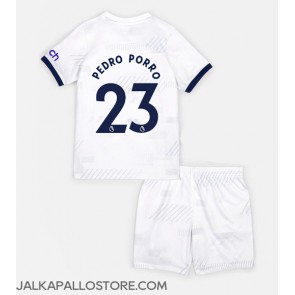 Tottenham Hotspur Pedro Porro #23 Kotipaita Lapsille 2023-24 Lyhythihainen (+ shortsit)